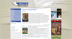 Desktop Screenshot of editions-belvedere.com