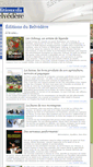 Mobile Screenshot of editions-belvedere.com